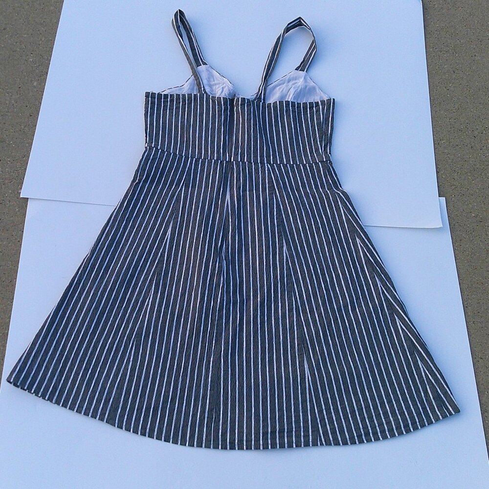 Striped Lush brand Summer Dress 99% Cotton - Picture 2 of 5